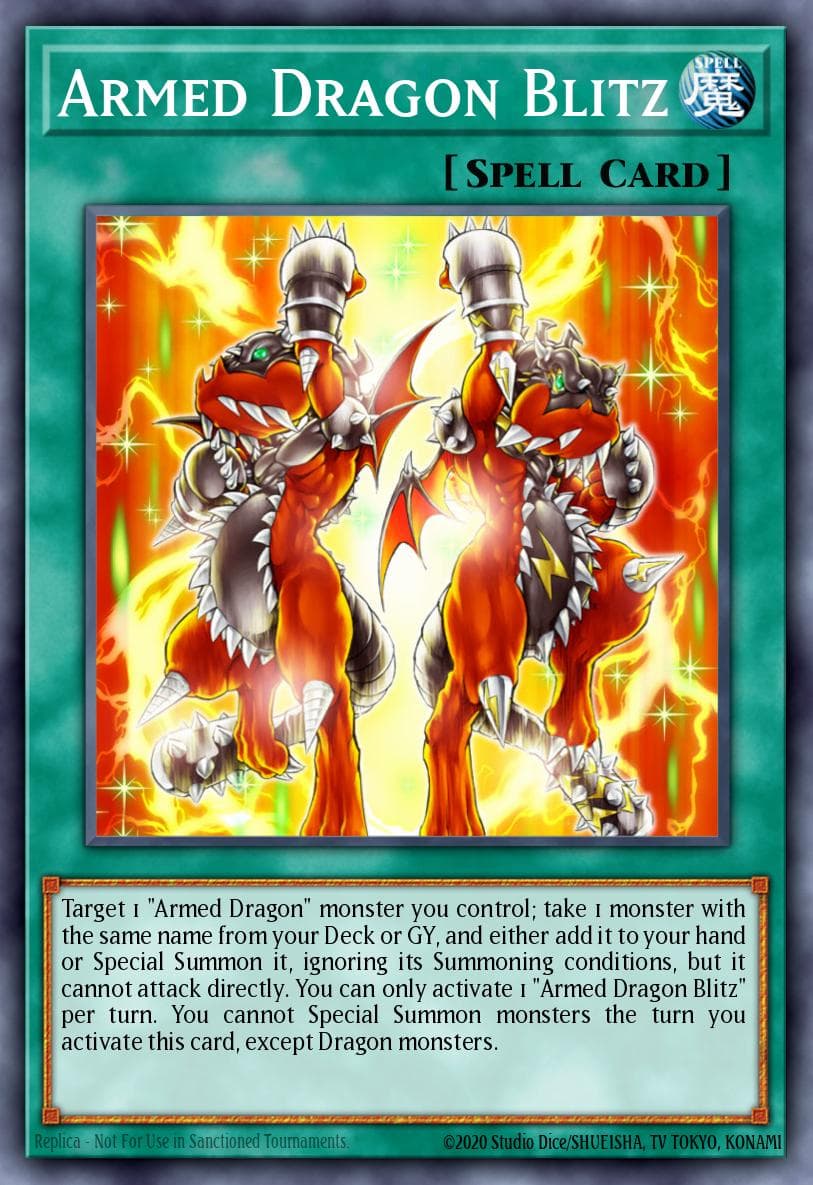 Carte Yu-Gi-Oh! Armed Dragon Blitz #052 — Blazing Vortex
