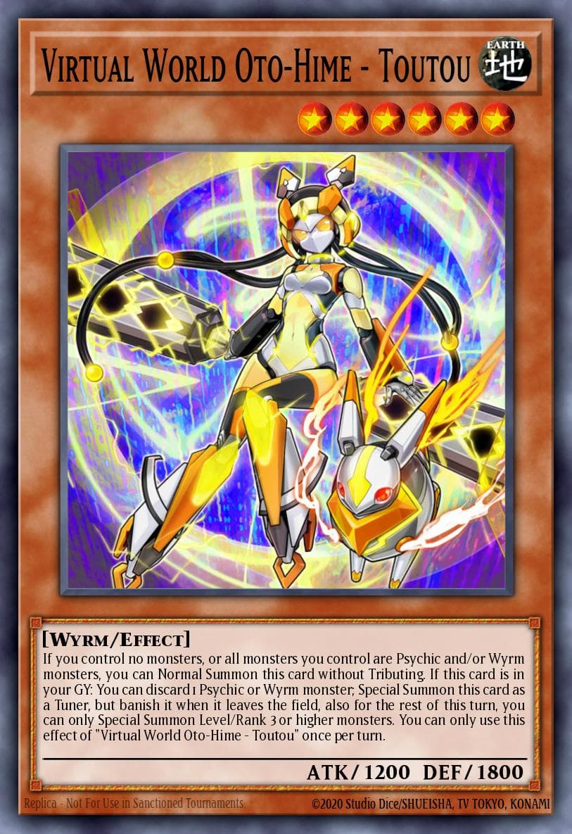 Carte Yu-Gi-Oh! Virtual World Oto-Hime - Toutou #099 — Blazing Vortex