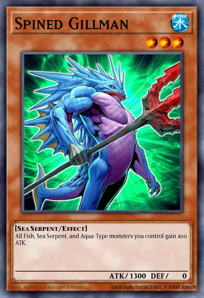 Carte Yu-Gi-Oh! Spined Gillman #059 — Battle Pack 3: Monster League