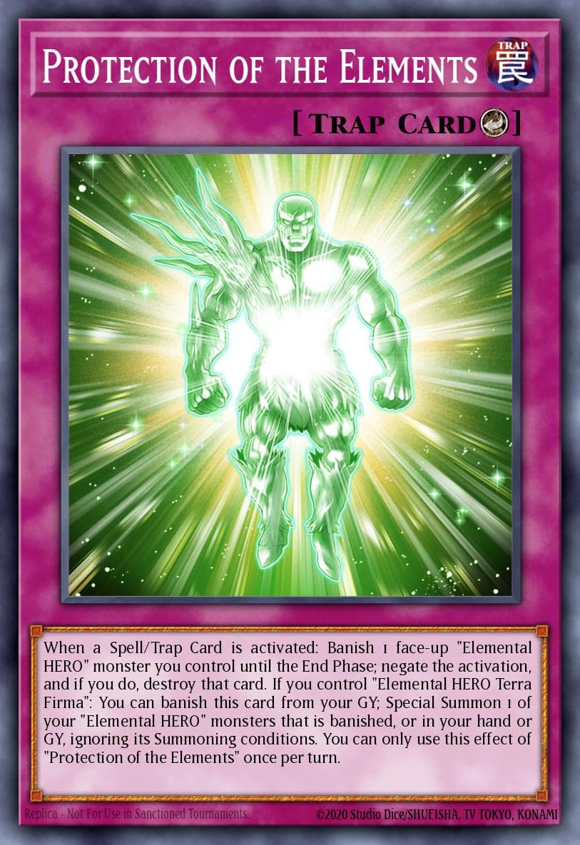 Carte Yu-Gi-Oh! Protection of the Elements #038 — Battles of Legend: Monstrous Revenge
