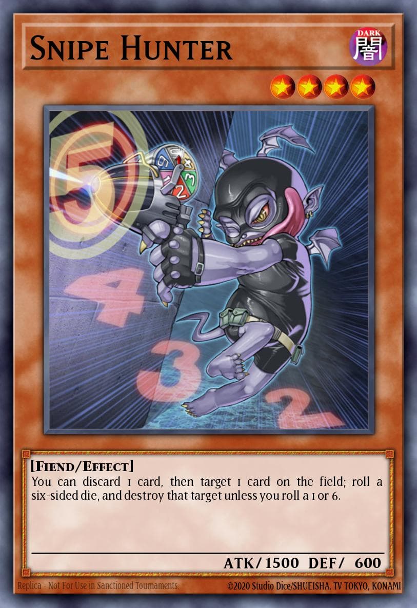 Carte Yu-Gi-Oh! Snipe Hunter #015 — Cyberdark Impact
