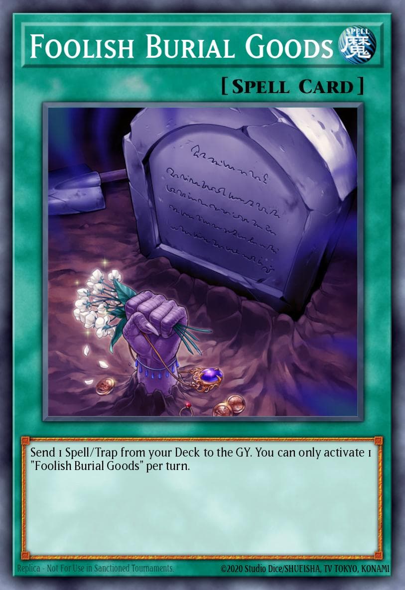 Carte Yu-Gi-Oh! Foolish Burial Goods #095 — Battles of Legend: Relentless Revenge