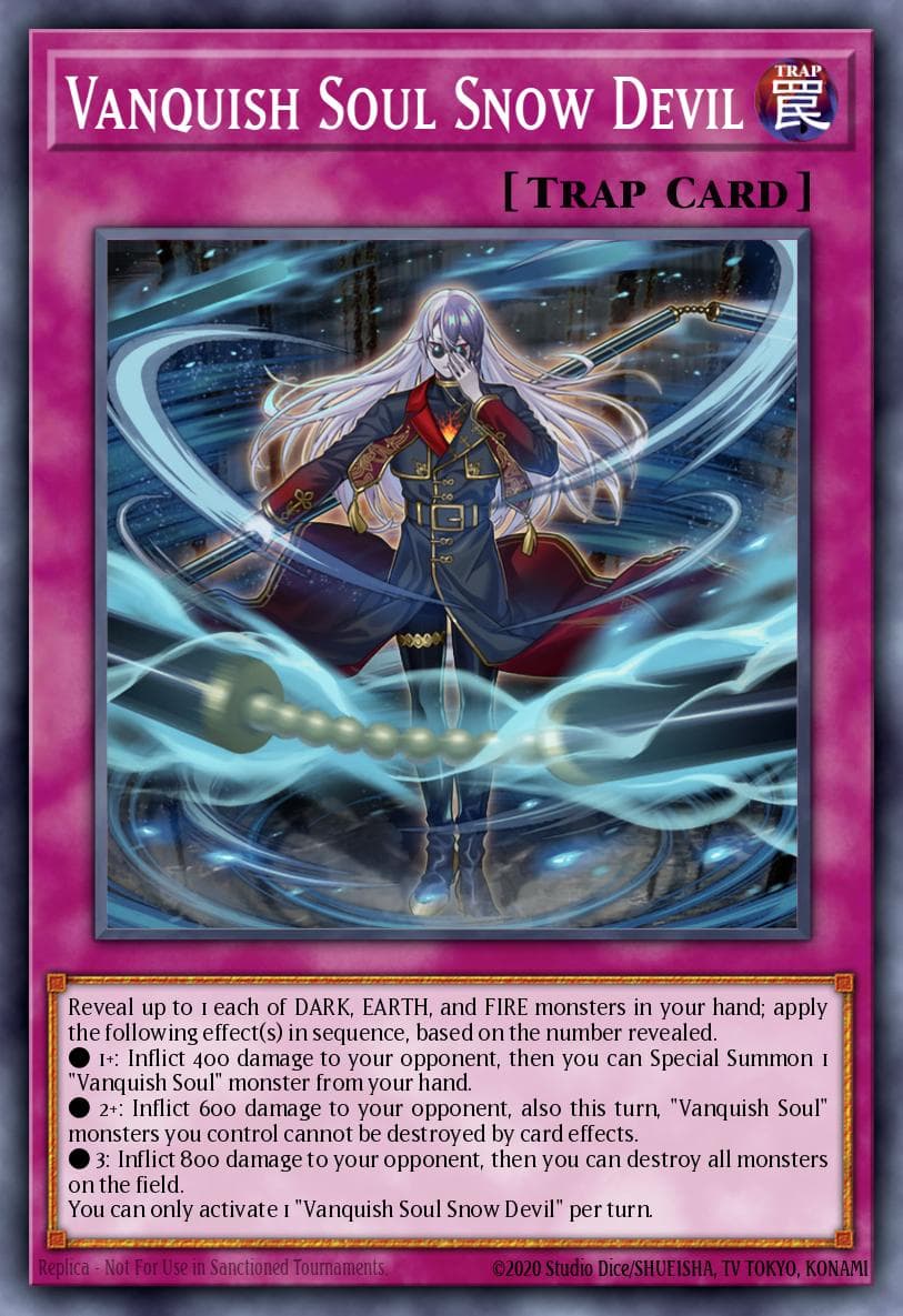 Carte Yu-Gi-Oh! Vanquish Soul Snow Devil #078 — Age of Overlord