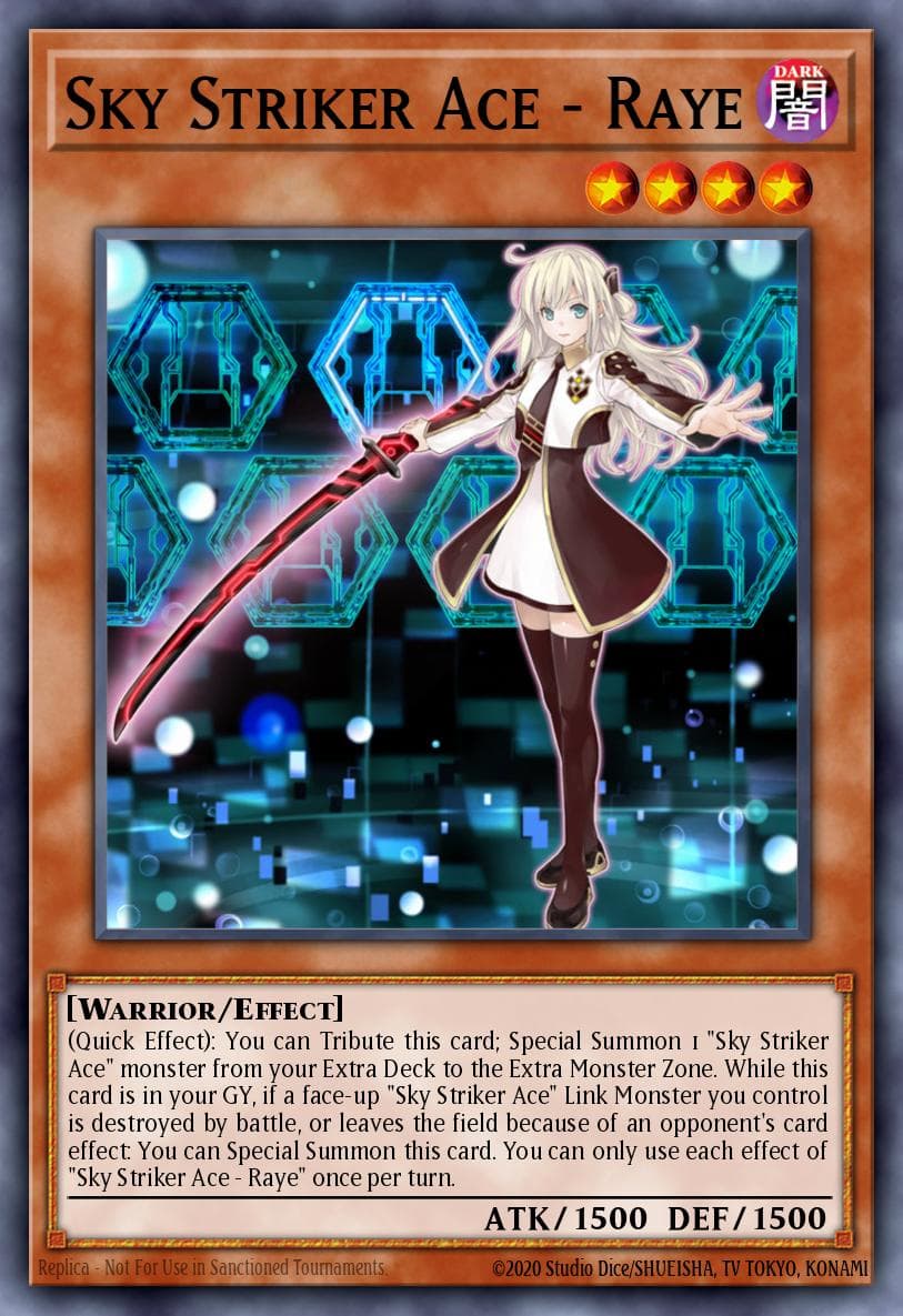 Carte Yu-Gi-Oh! Sky Striker Ace - Raye #116 — Battles of Legend: Terminal Revenge