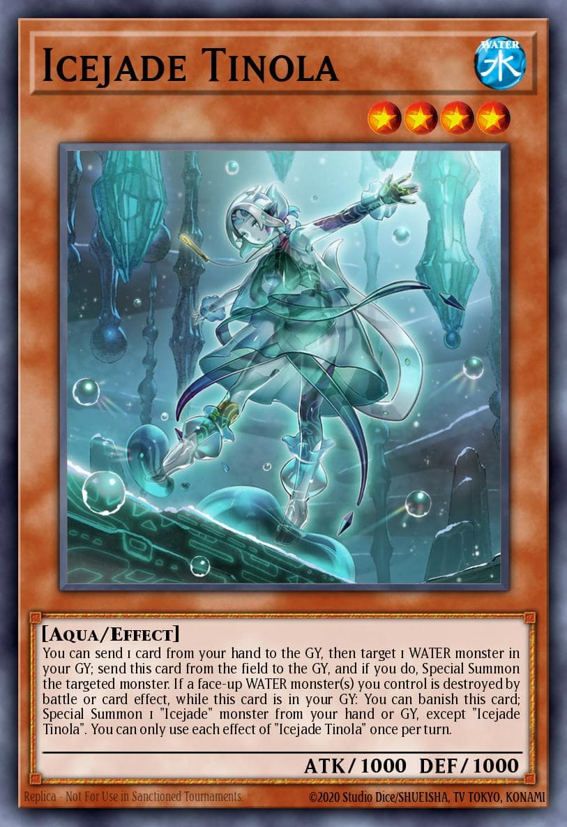 Carte Yu-Gi-Oh! Icejade Tinola #009 — Burst of Destiny