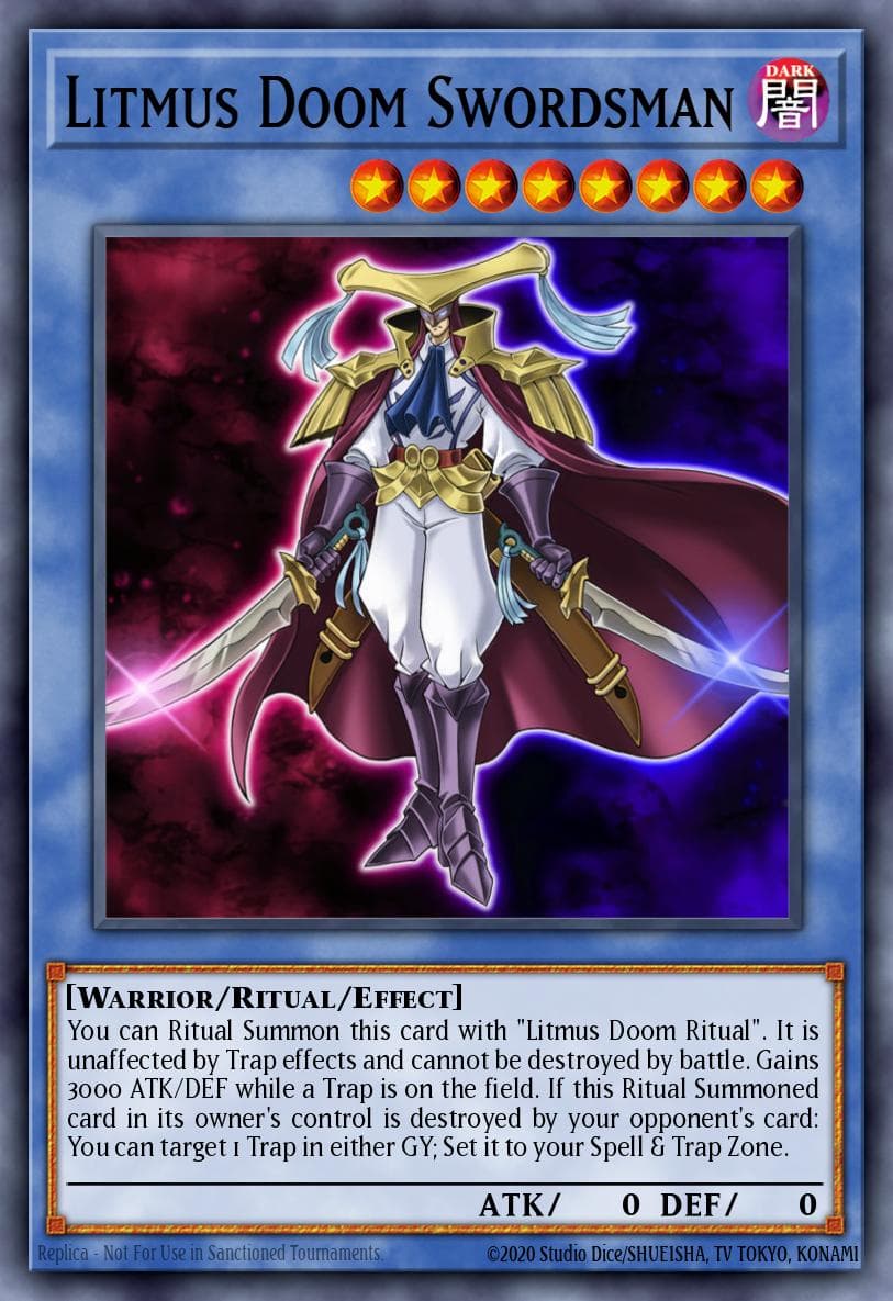 Carte Yu-Gi-Oh! Litmus Doom Swordsman #013 — Battles of Legend: Relentless Revenge