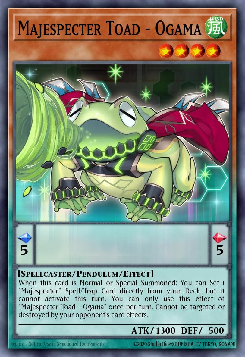 Carte Yu-Gi-Oh! Majespecter Toad - Ogama #030 — Breakers of Shadow