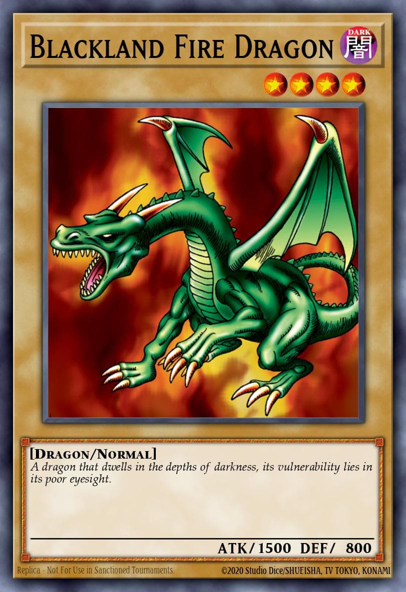 Carte Yu-Gi-Oh! Blackland Fire Dragon #014 — Astral Pack Five
