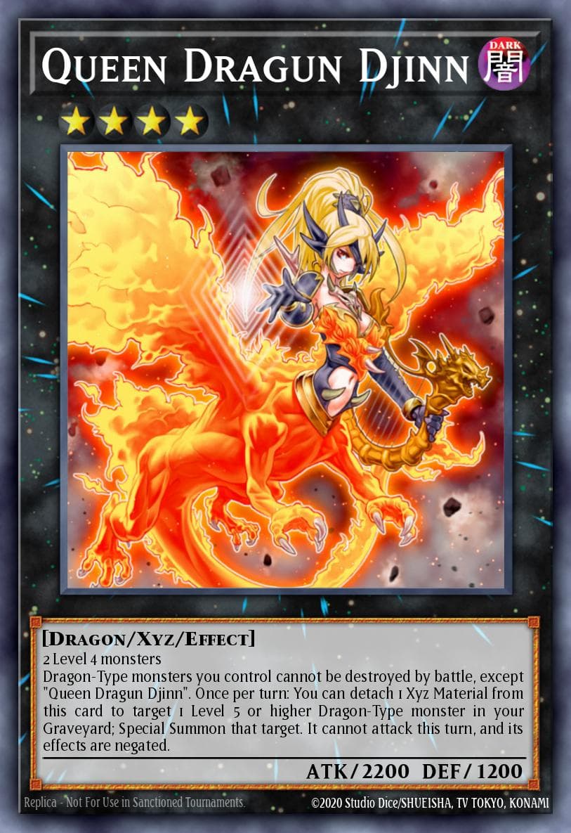 Carte Yu-Gi-Oh! Queen Dragun Djinn #097 — Battles of Legend: Glorious Gallery