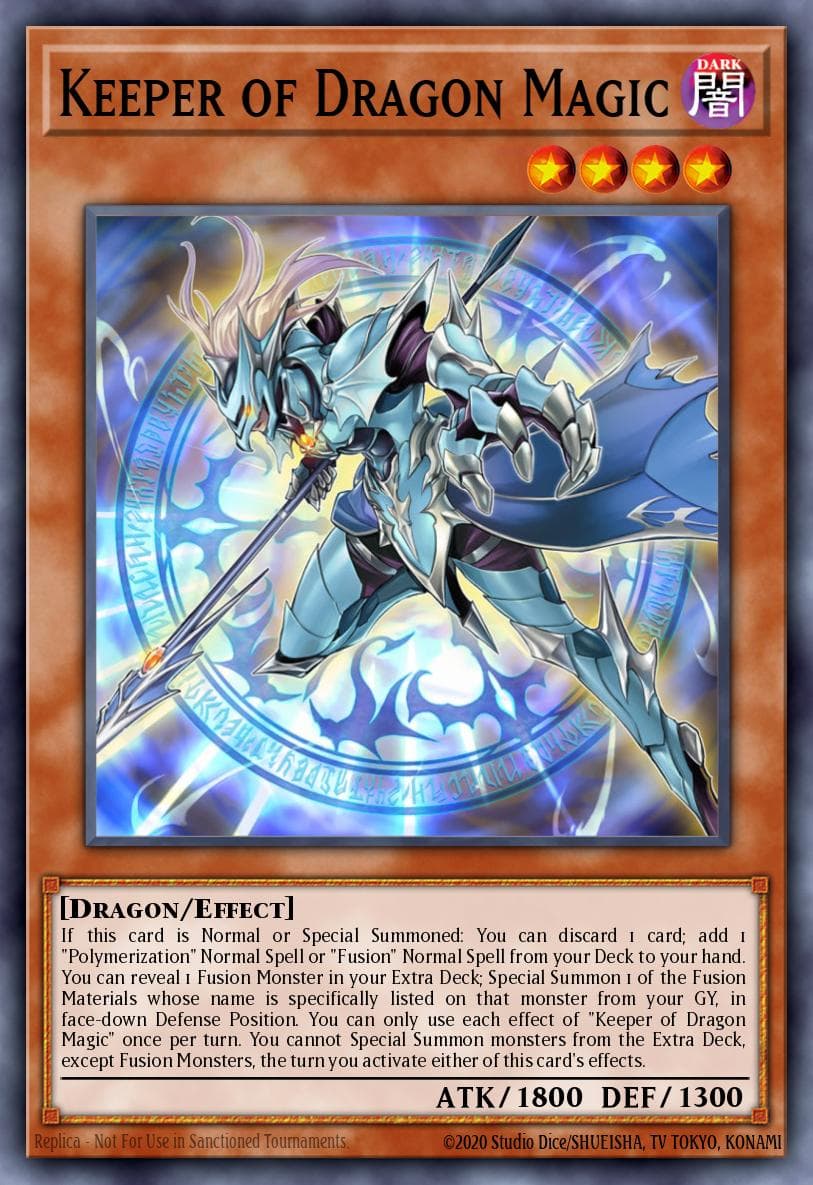 Carte Yu-Gi-Oh! Keeper of Dragon Magic #018 — THE CHRONICLES DECK: The Fallen & The Virtuous (All-Foil Edition)