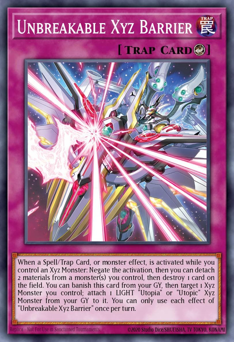 Carte Yu-Gi-Oh! Unbreakable Xyz Barrier #135 — Battles of Legend: Glorious Gallery