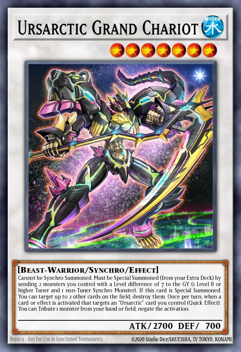 Carte Yu-Gi-Oh! Ursarctic Grand Chariot #035 — Ancient Guardians