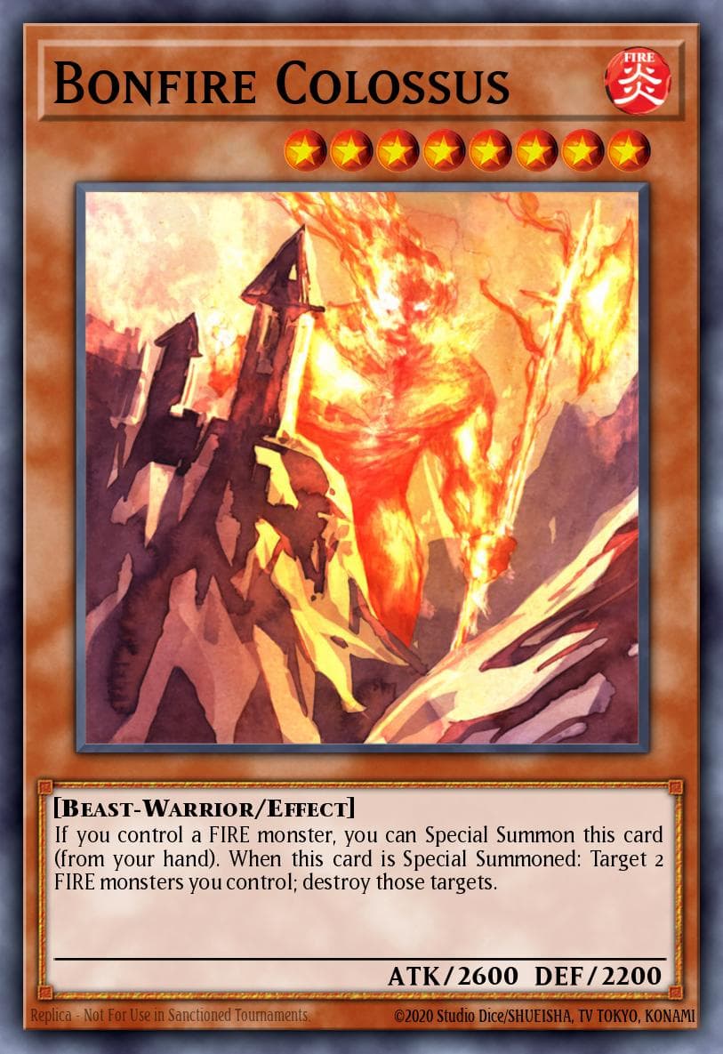 Carte Yu-Gi-Oh! Bonfire Colossus #084 — Cosmo Blazer