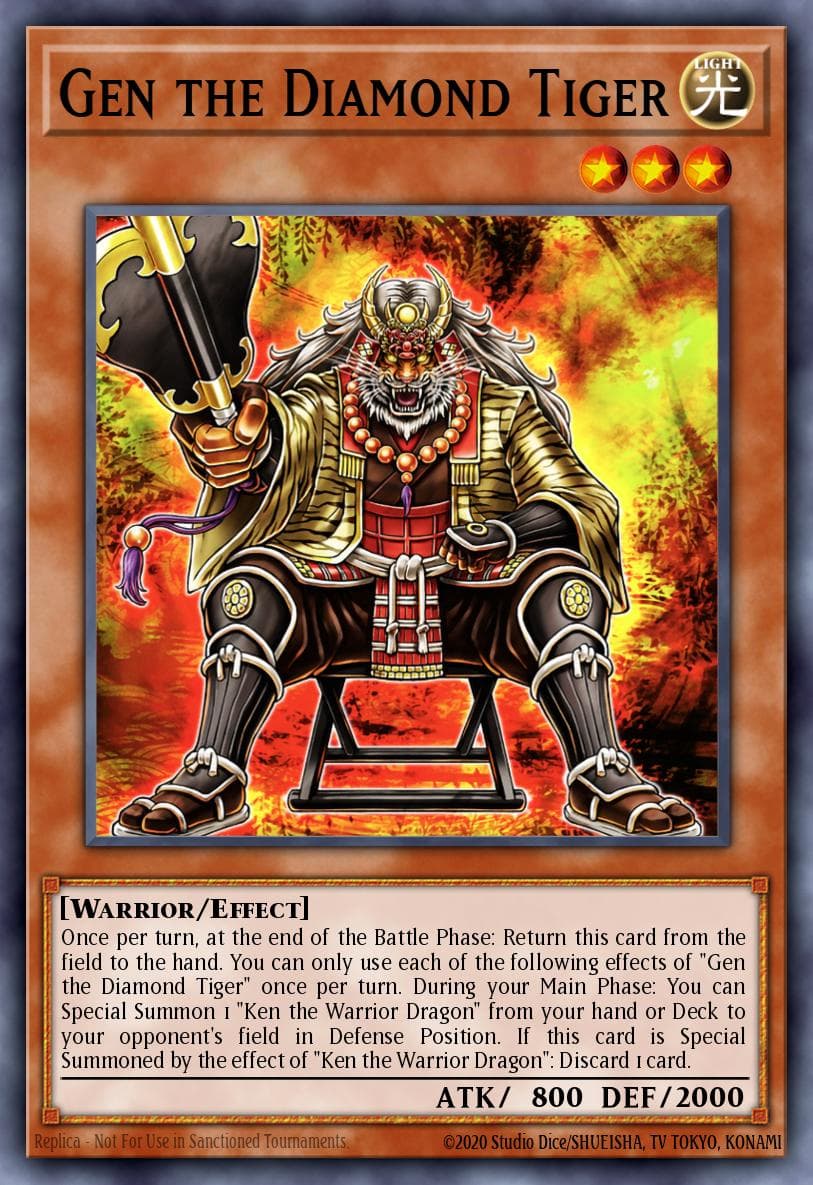 Carte Yu-Gi-Oh! Gen the Diamond Tiger #082 — Age of Overlord
