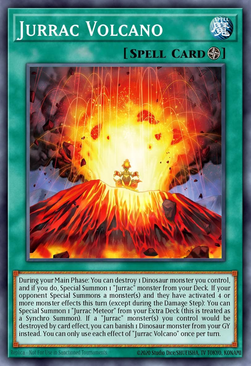 Carte Yu-Gi-Oh! Jurrac Volcano #019 — Battles of Legend: Monster Mayhem