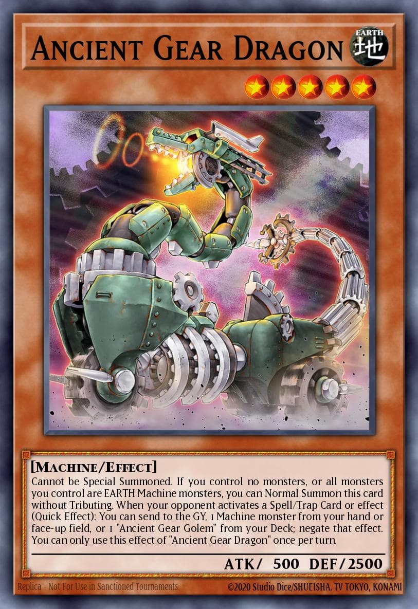 Carte Yu-Gi-Oh! Ancient Gear Dragon #048 — Battles of Legend: Terminal Revenge