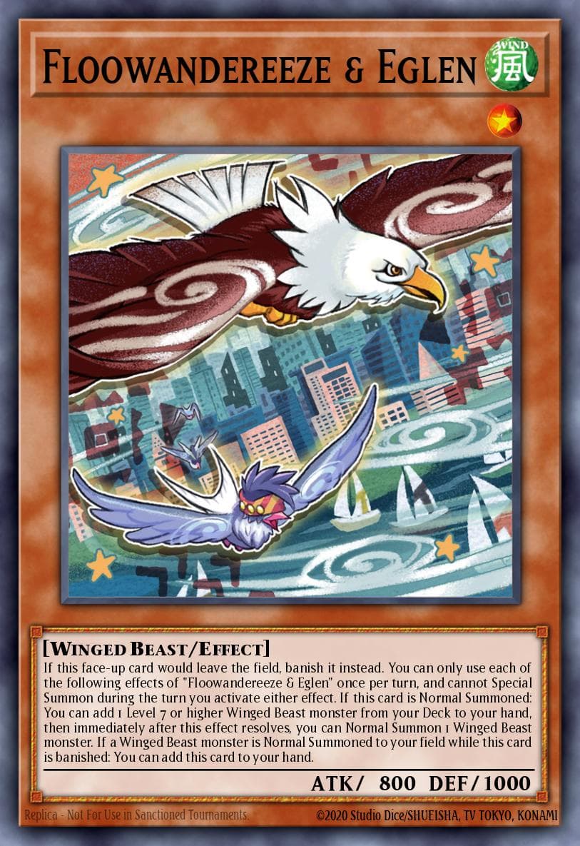 Carte Yu-Gi-Oh! Floowandereeze & Eglen #014 — Burst of Destiny