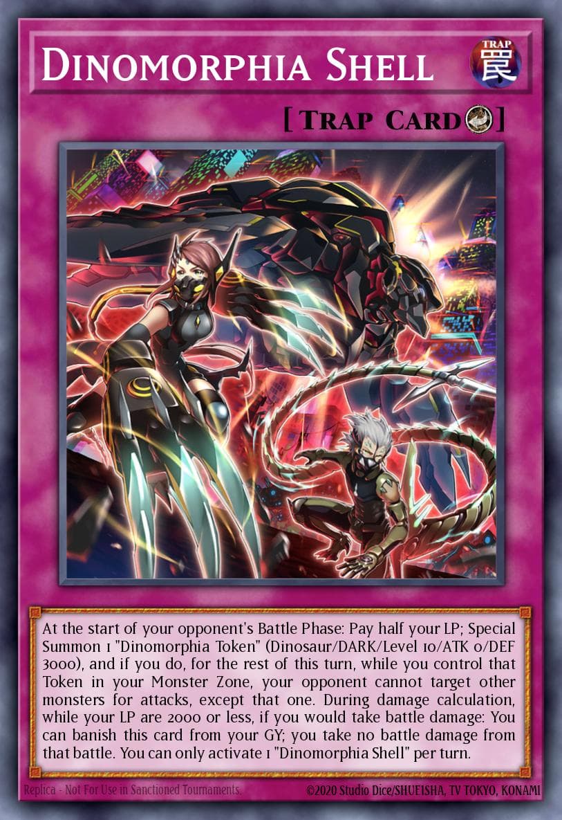Carte Yu-Gi-Oh! Dinomorphia Shell #071 — Battle of Chaos