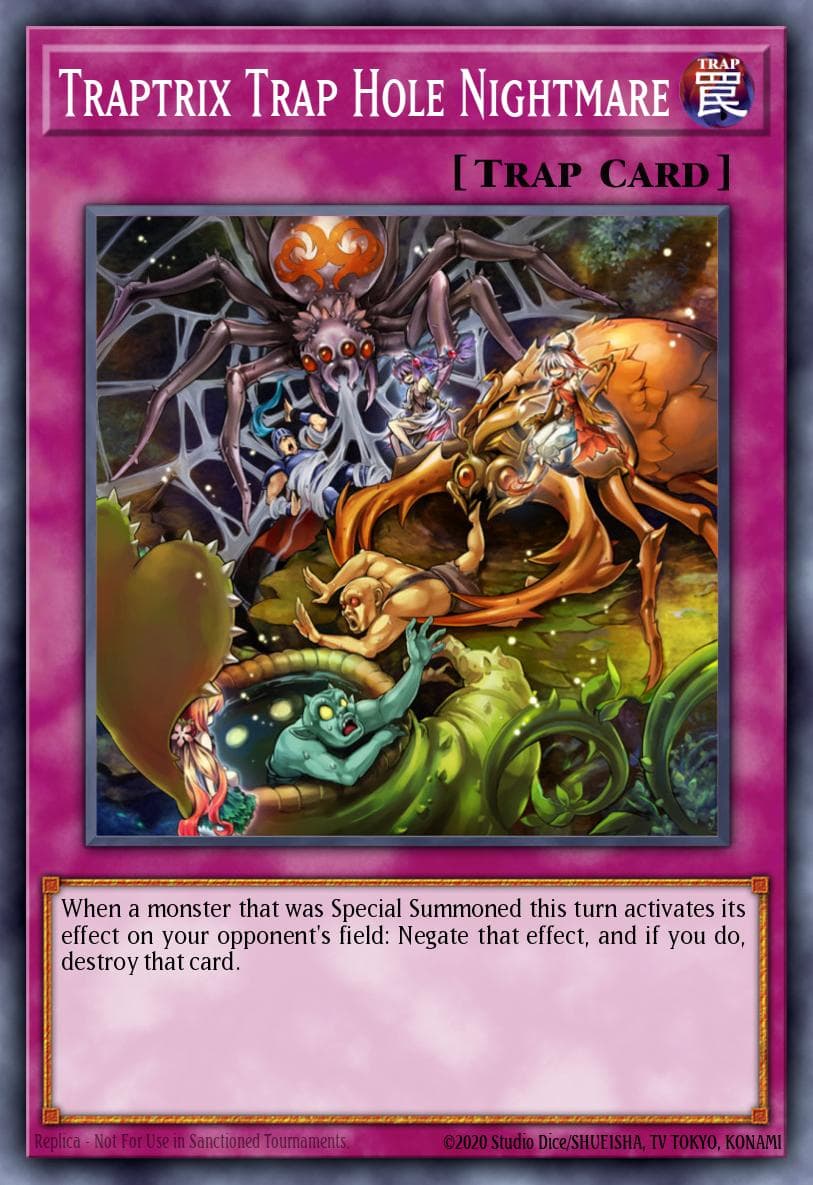 Carte Yu-Gi-Oh! Traptrix Trap Hole Nightmare #003 — Astral Pack Six