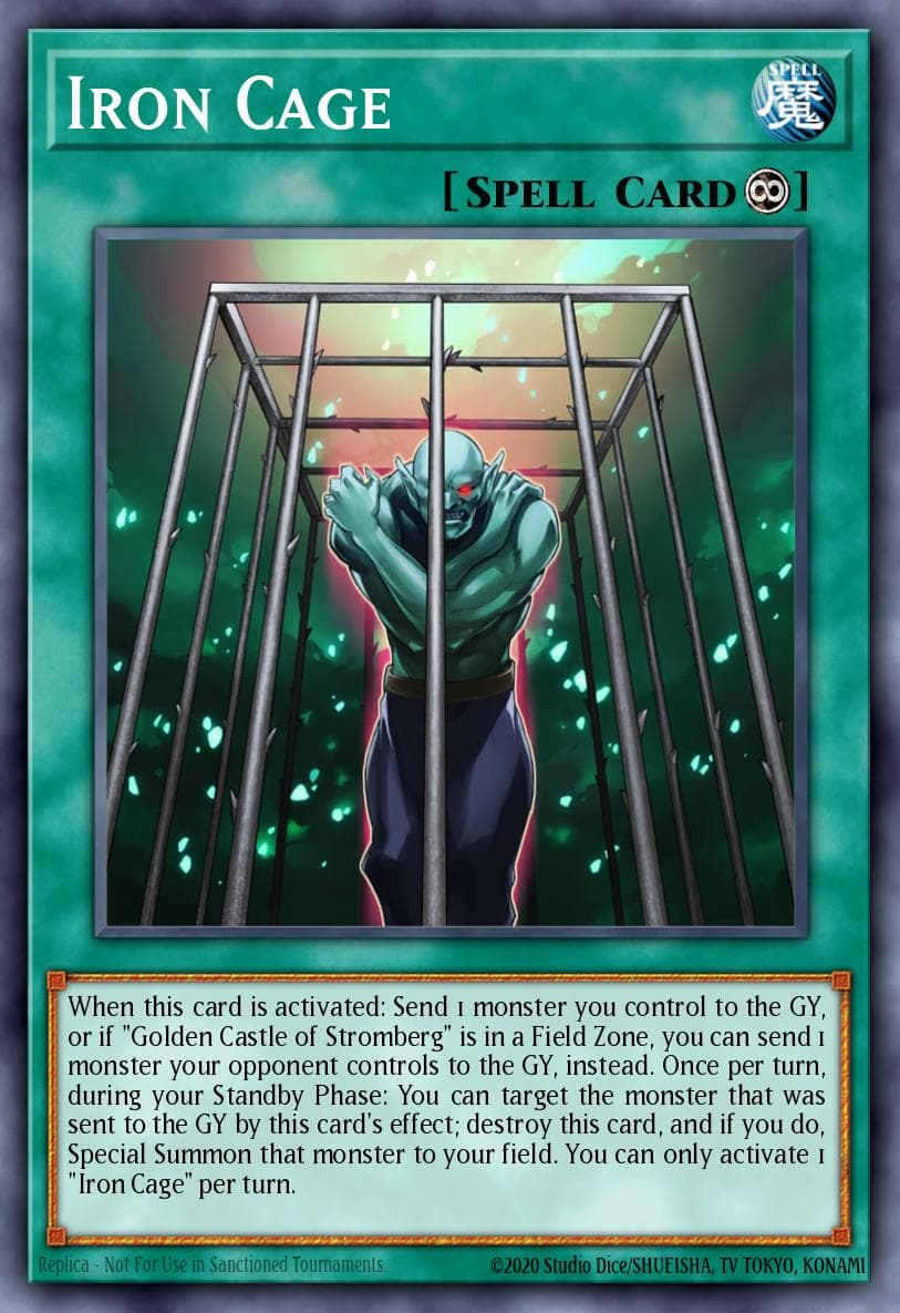 Carte Yu-Gi-Oh! Iron Cage #012 — Battles of Legend: Relentless Revenge