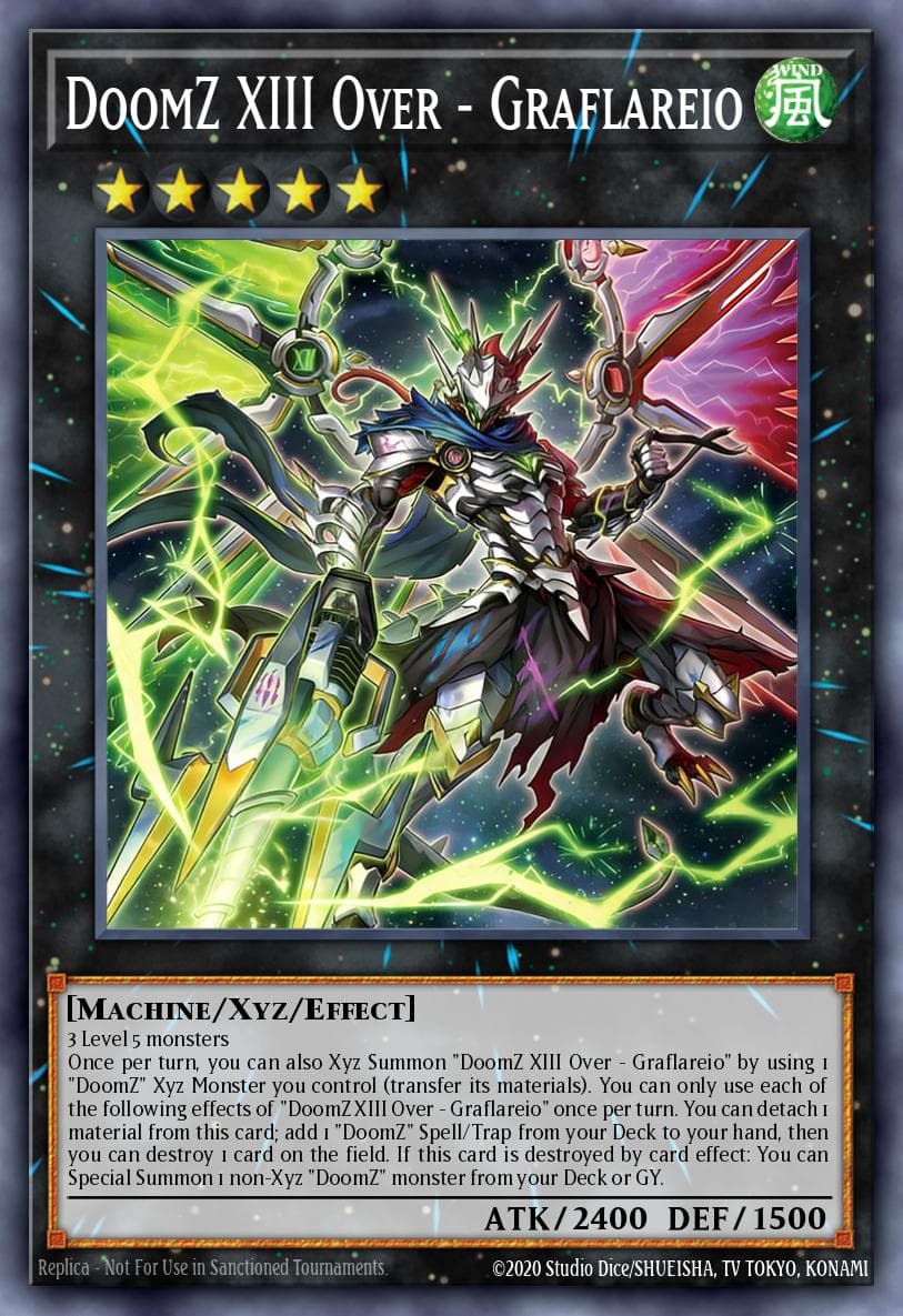 Carte Yu-Gi-Oh! DoomZ XIII Over - Graflareio #045 — Blazing Dominion