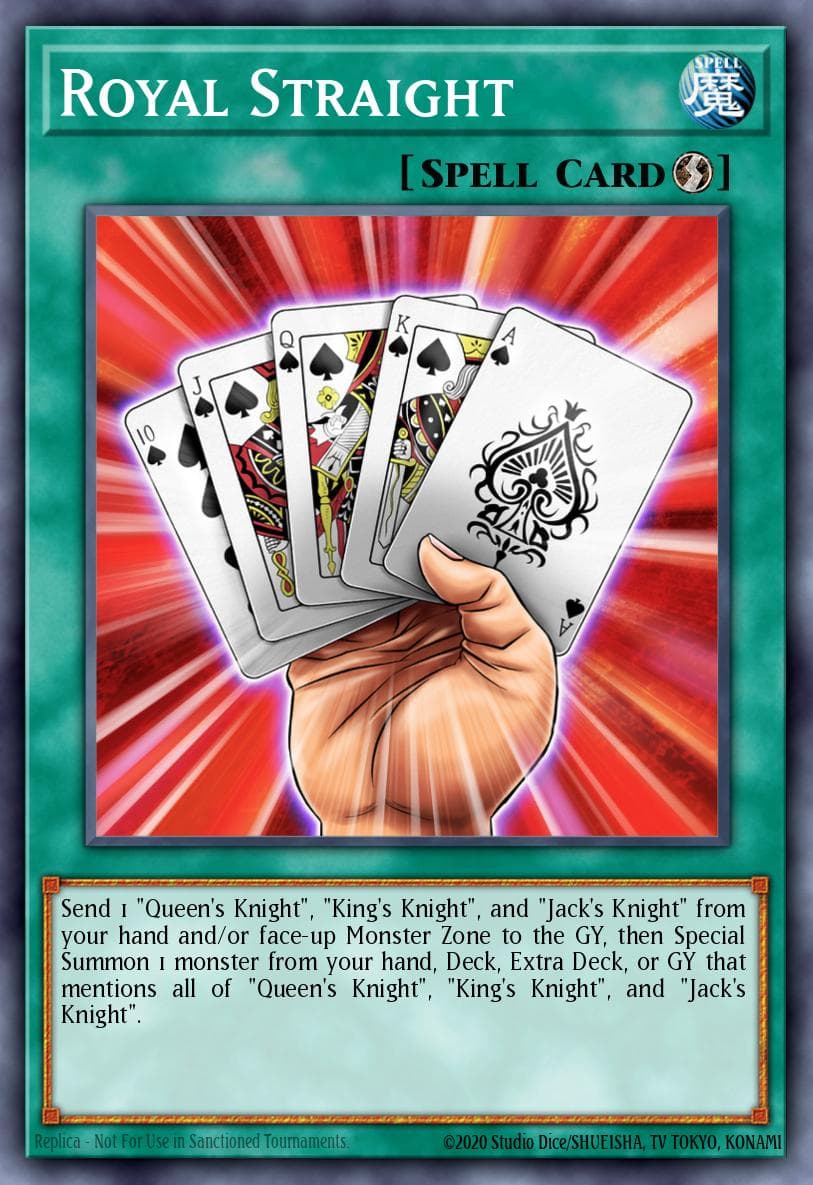Carte Yu-Gi-Oh! Royal Straight #002 — Battles of Legend: Crystal Revenge