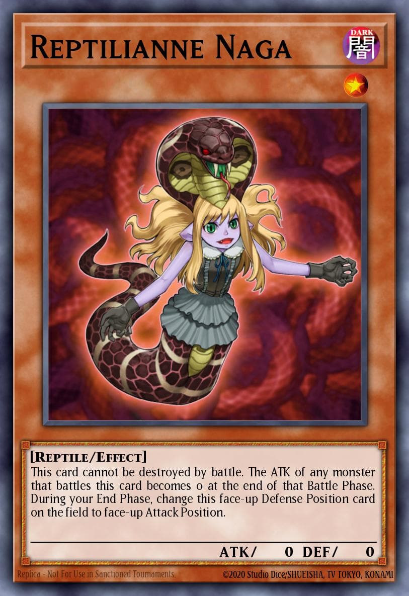 Carte Yu-Gi-Oh! Reptilianne Naga #017 — Absolute Powerforce