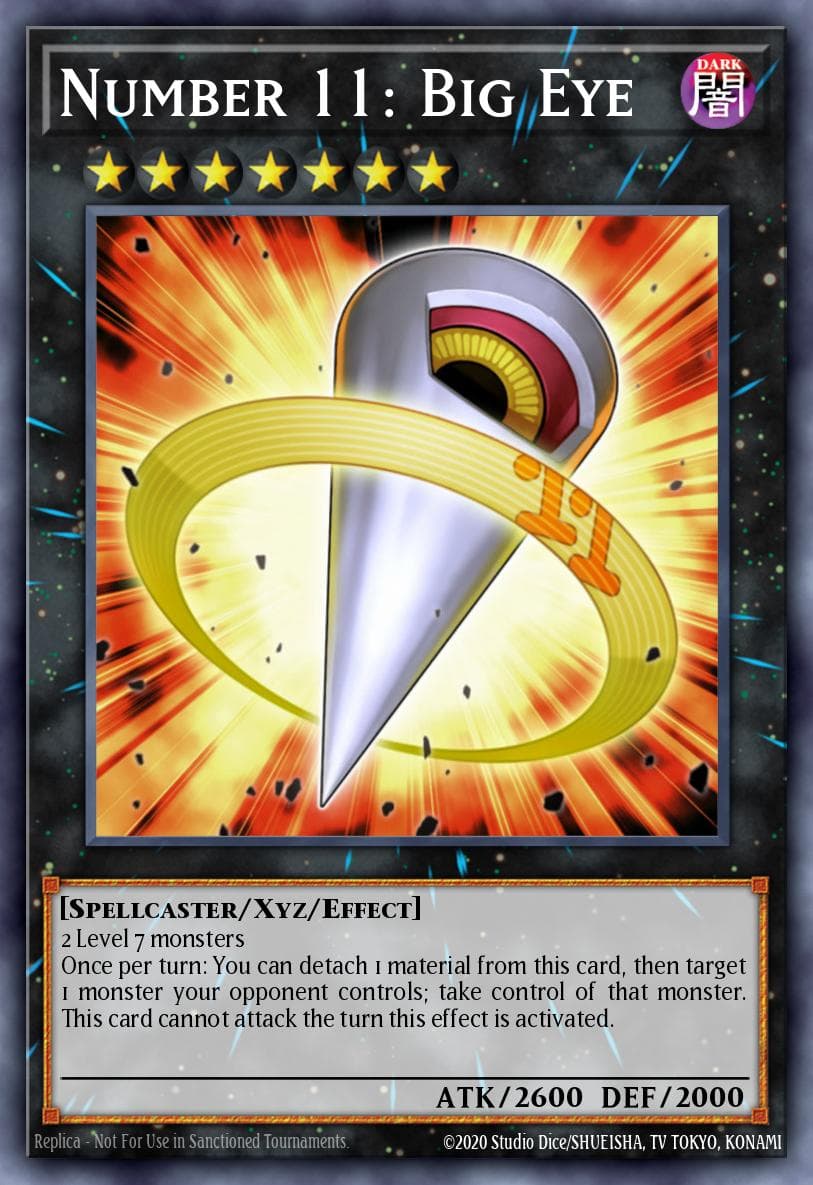 Carte Yu-Gi-Oh! Number 11: Big Eye #002 — Astral Pack Six