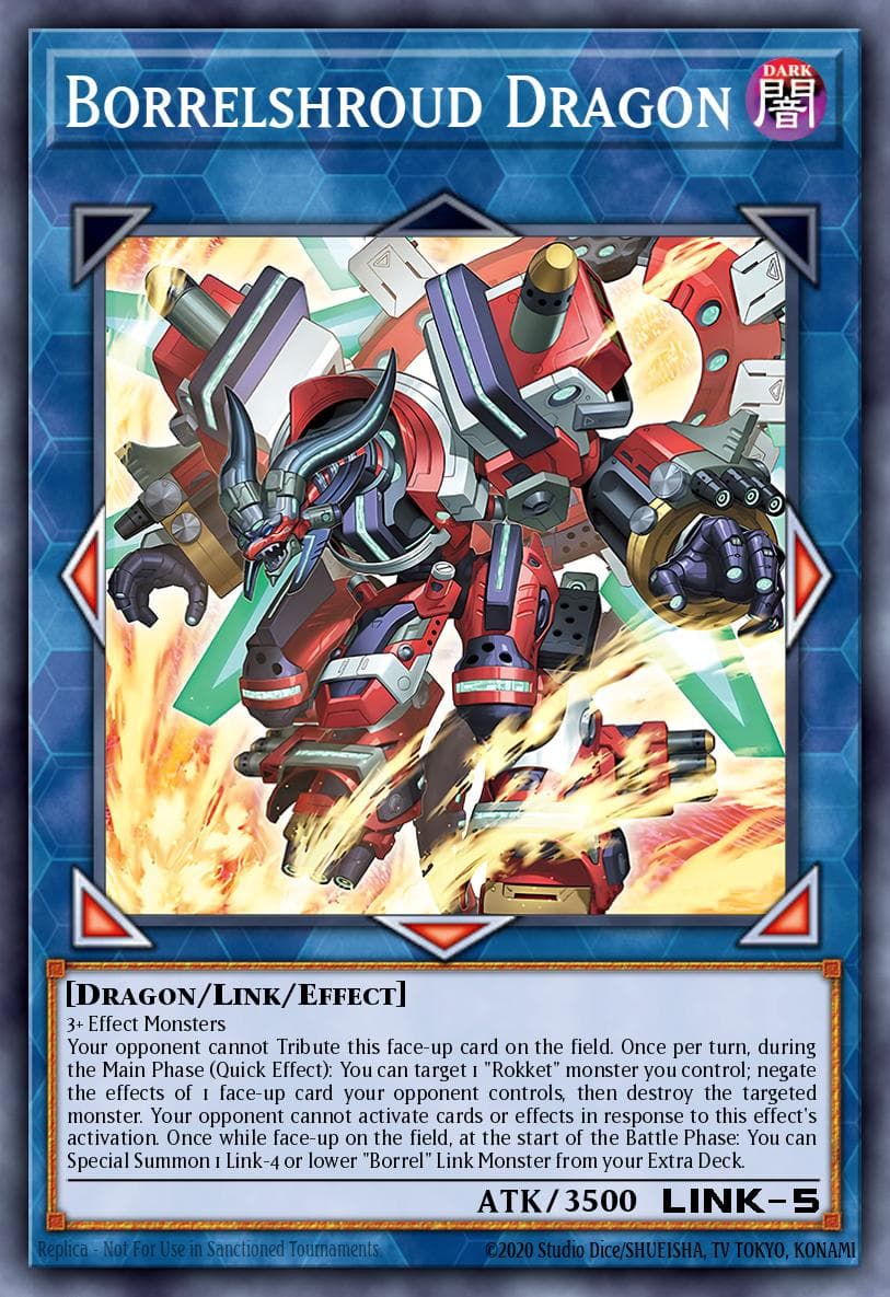 Carte Yu-Gi-Oh! Borrelshroud Dragon #047 — Burst Protocol
