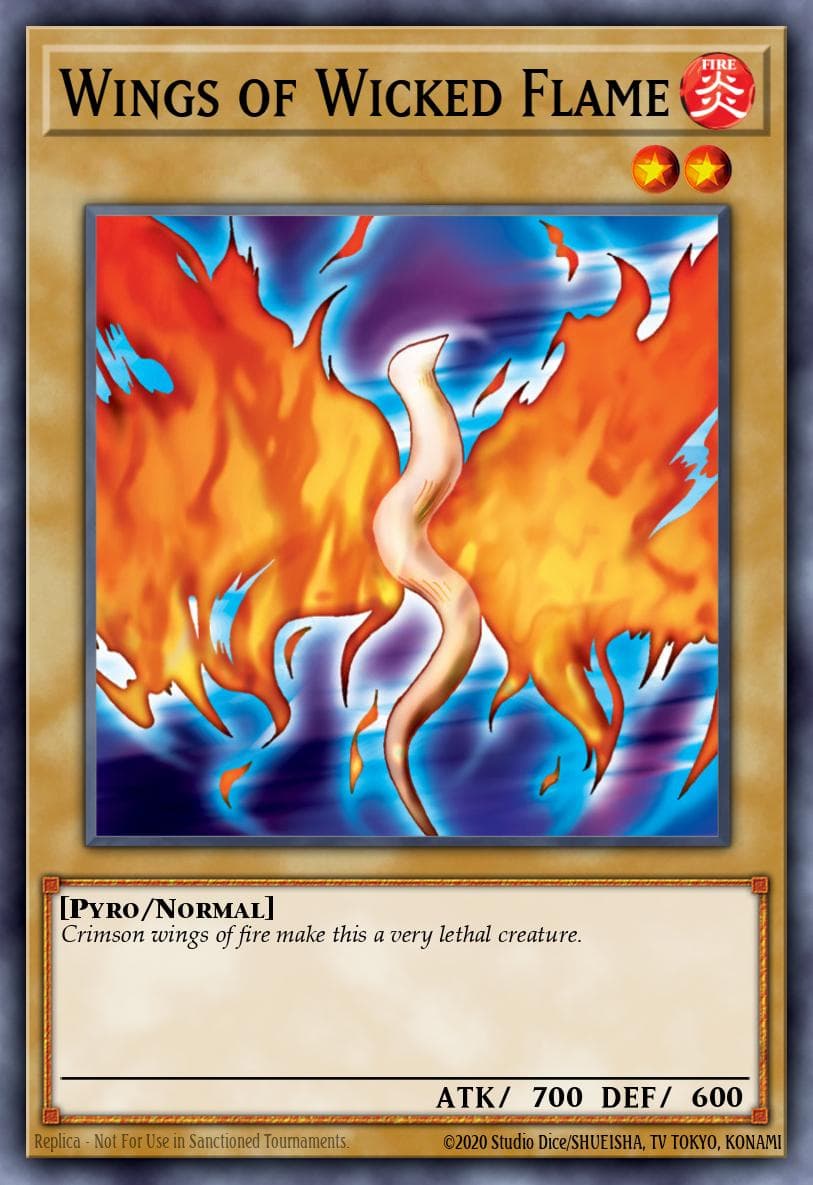Carte Yu-Gi-Oh! Wings of Wicked Flame #014 — Astral Pack Four
