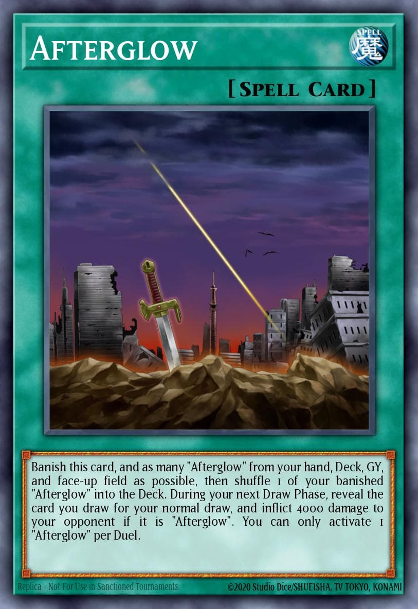 Carte Yu-Gi-Oh! Afterglow #017 — Battles of Legend: Armageddon
