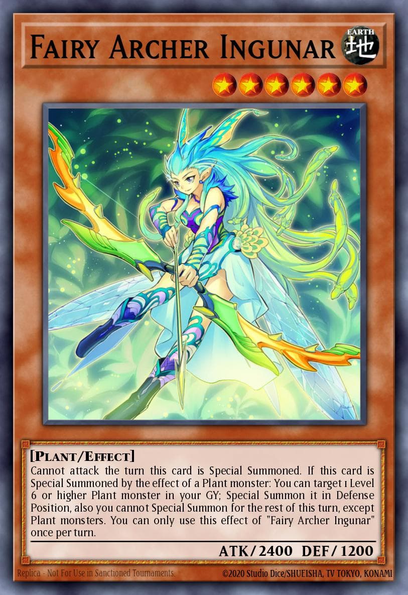 Carte Yu-Gi-Oh! Fairy Archer Ingunar #030 — Blazing Vortex