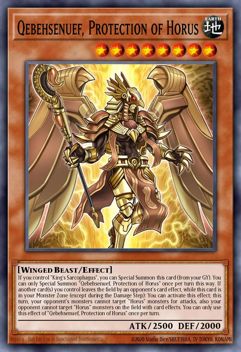 Carte Yu-Gi-Oh! Qebehsenuef, Protection of Horus #025 — THE CHRONICLES DECK: Spirit Charmers (All-Foil Edition)