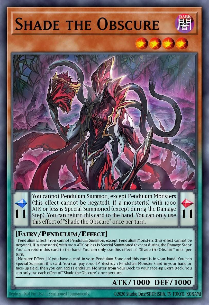 Carte Yu-Gi-Oh! Shade the Obscure #083 — Blazing Dominion