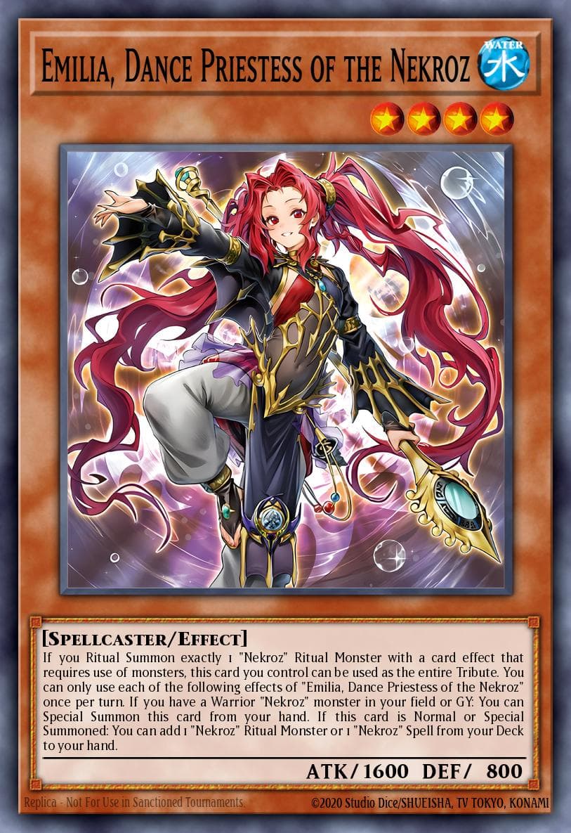Carte Yu-Gi-Oh! Emilia, Dance Priestess of the Nekroz #025 — Battles of Legend: Monster Mayhem