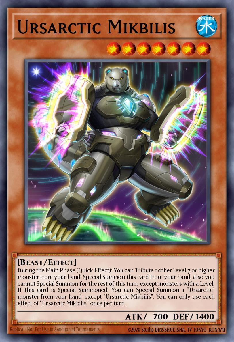 Carte Yu-Gi-Oh! Ursarctic Mikbilis #029 — Ancient Guardians