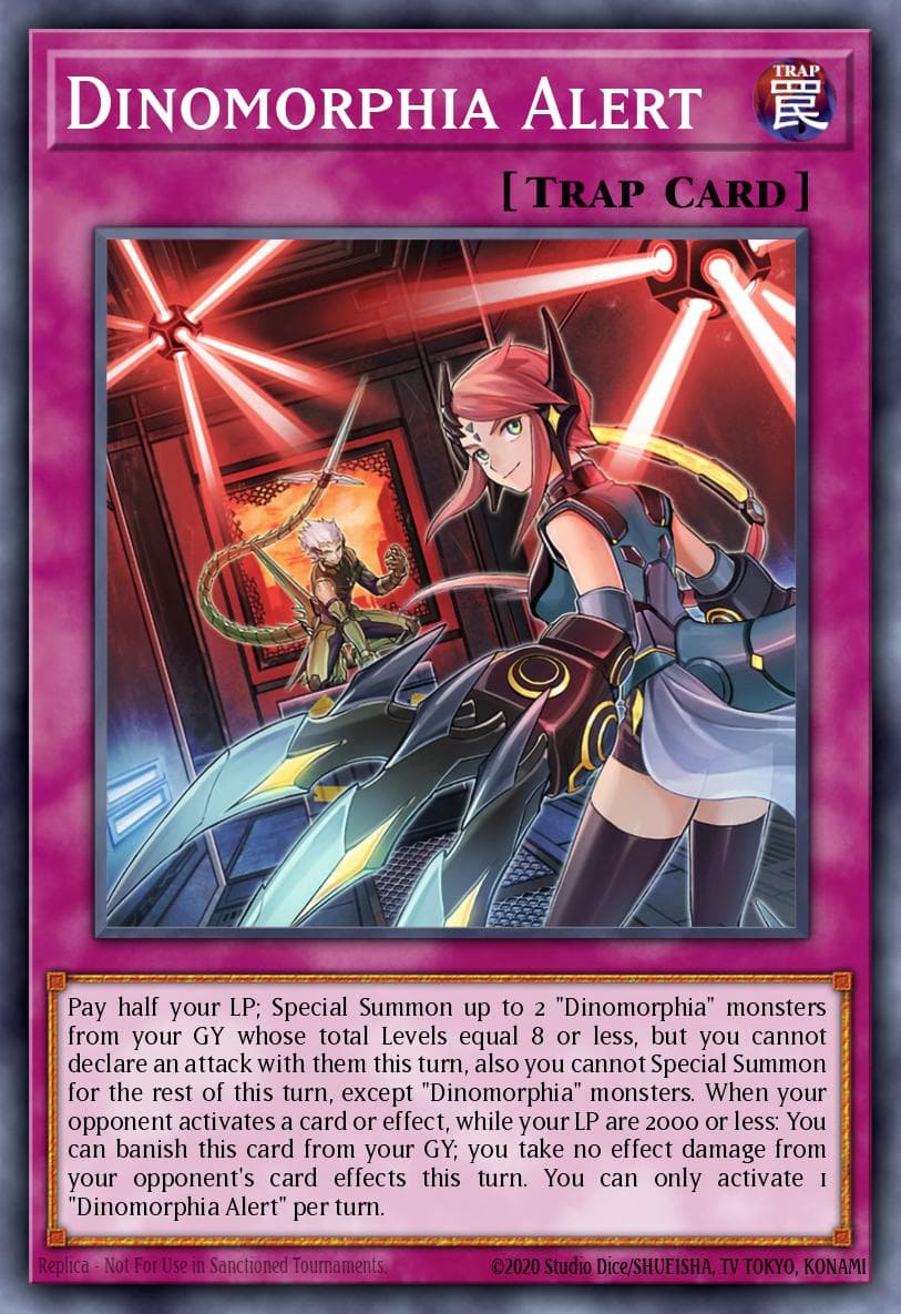 Carte Yu-Gi-Oh! Dinomorphia Alert #069 — Battle of Chaos