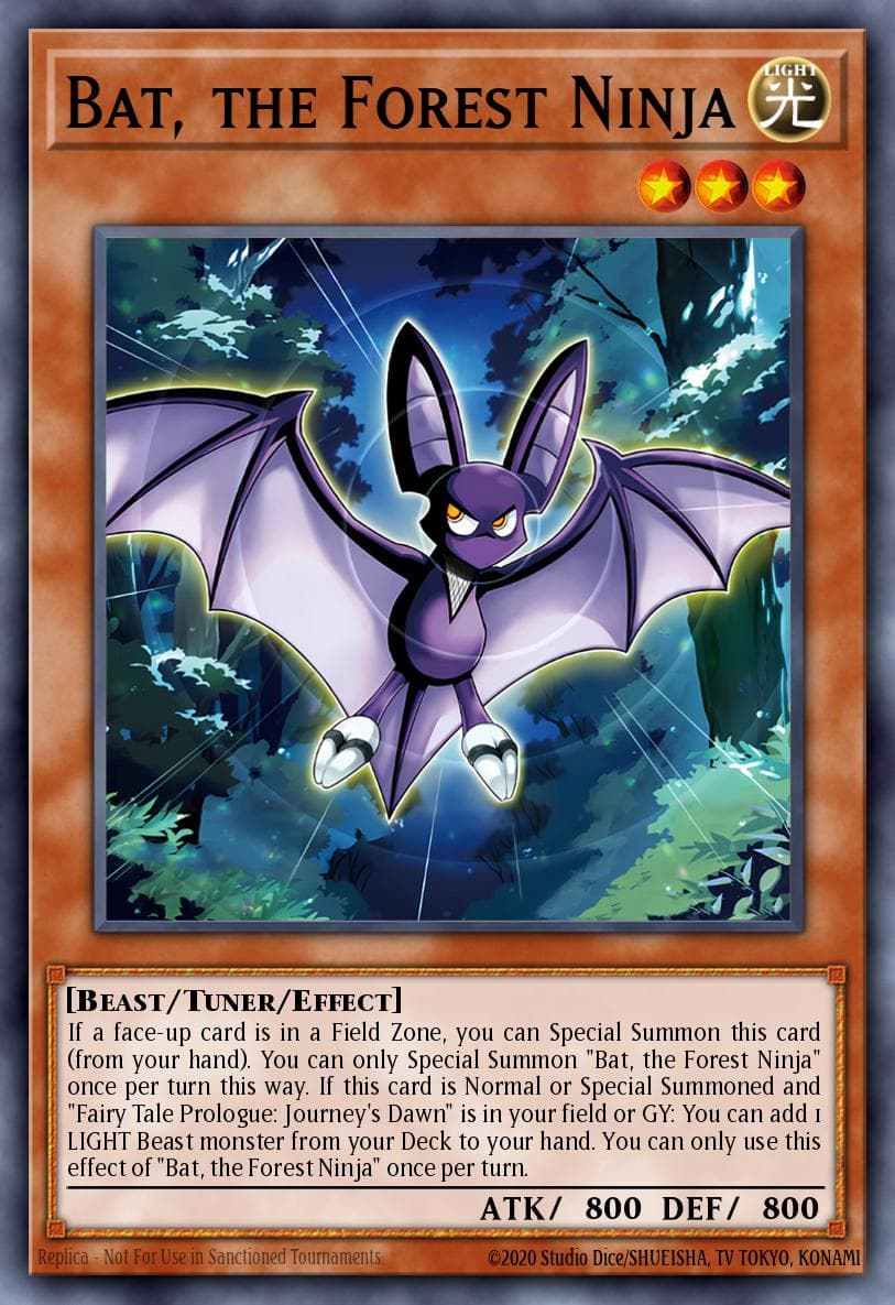 Carte Yu-Gi-Oh! Bat, the Forest Ninja #034 — Battles of Legend: Monster Mayhem