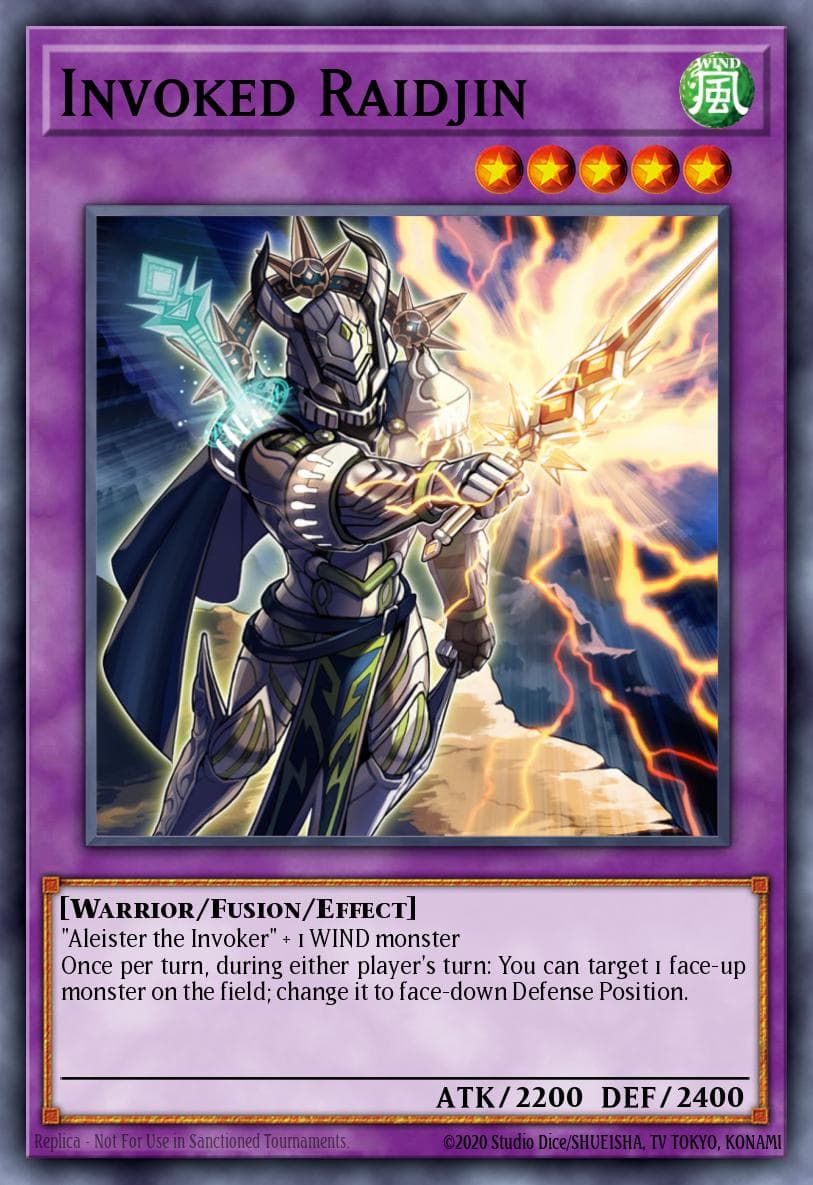 Carte Yu-Gi-Oh! Invoked Raidjin #085 — Battles of Legend: Glorious Gallery