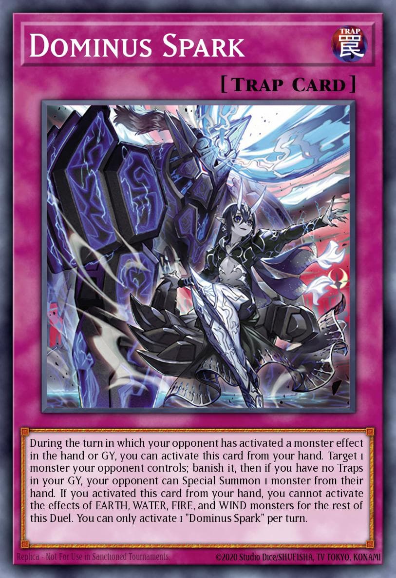 Carte Yu-Gi-Oh! Dominus Spark #077 — Blazing Dominion