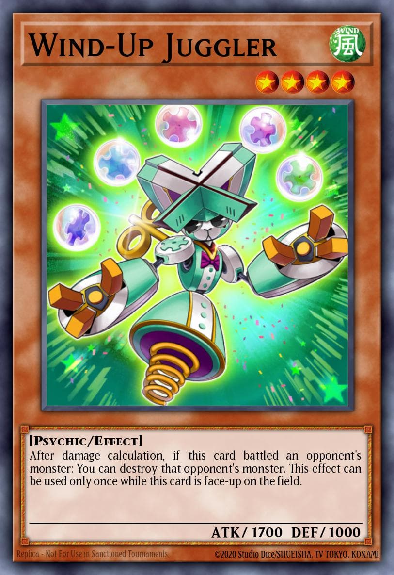 Carte Yu-Gi-Oh! Wind-Up Juggler #086 — Battle Pack 3: Monster League