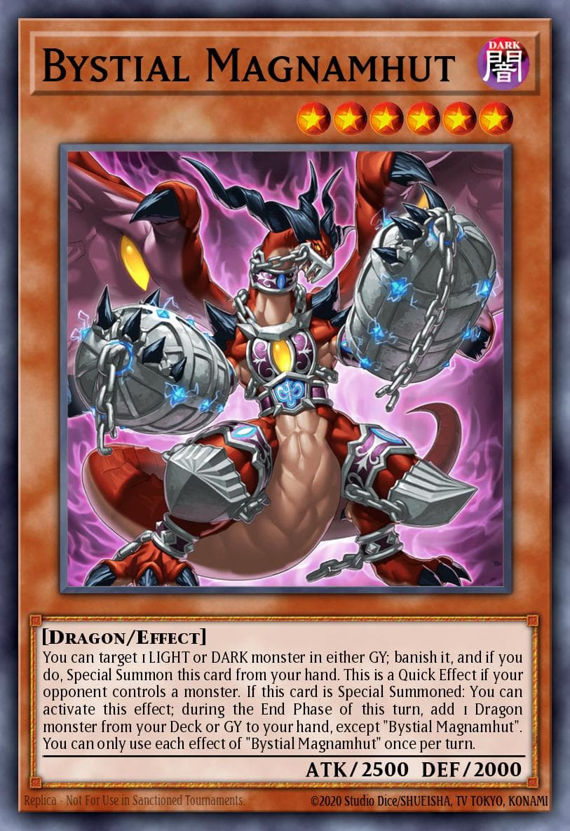 Carte Yu-Gi-Oh! Bystial Magnamhut #011 — THE CHRONICLES DECK: The Fallen & The Virtuous (All-Foil Edition)