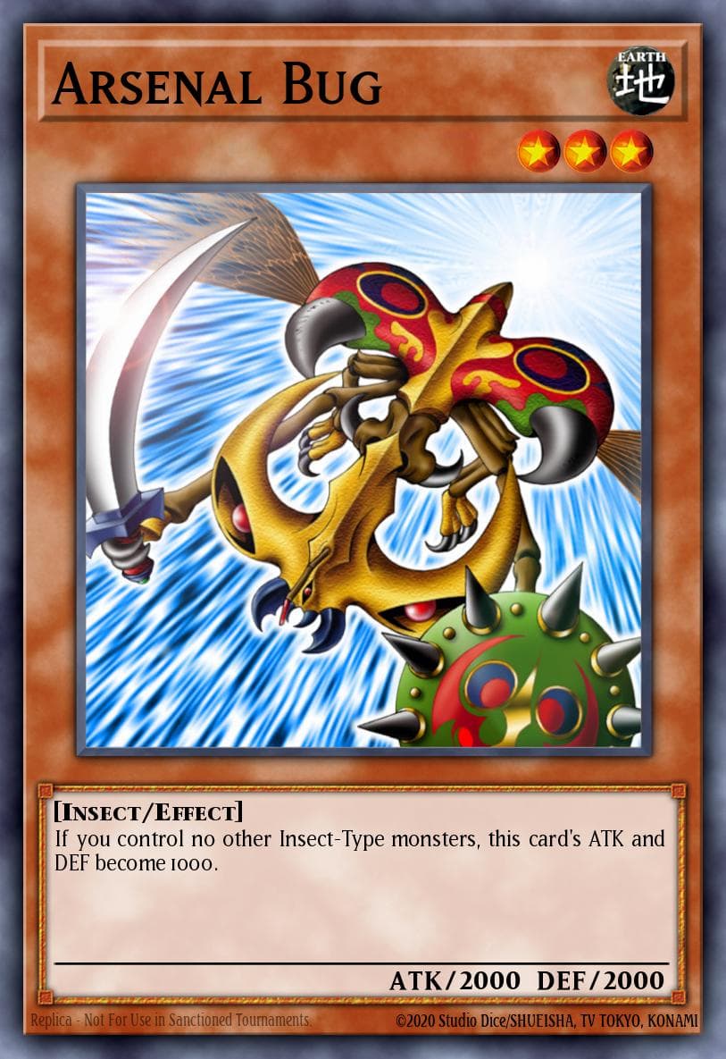 Carte Yu-Gi-Oh! Arsenal Bug #004 — Battle Pack 3: Monster League