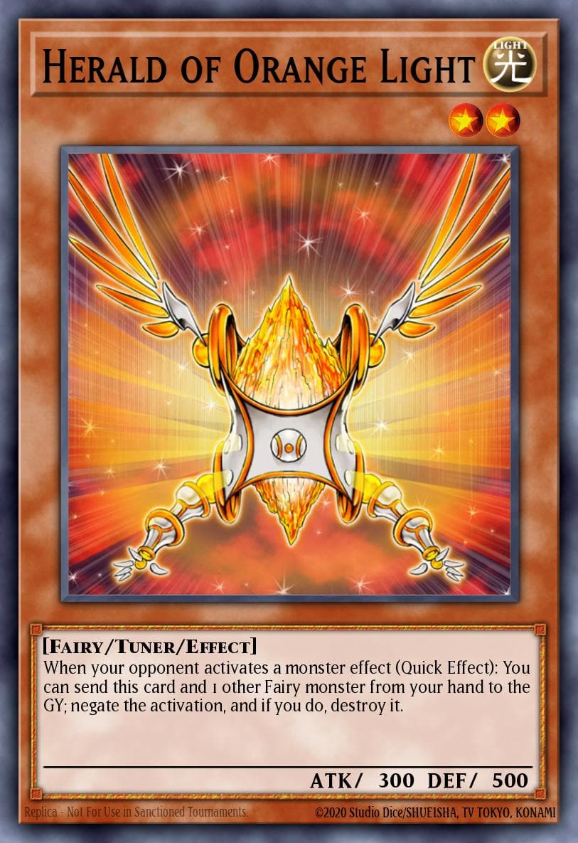 Carte Yu-Gi-Oh! Herald of Orange Light #050 — Battle Pack 3: Monster League