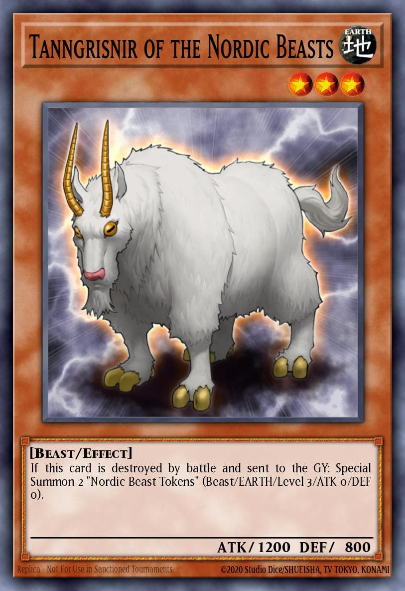 Carte Yu-Gi-Oh! Tanngrisnir of the Nordic Beasts #216 — Battle Pack: Epic Dawn