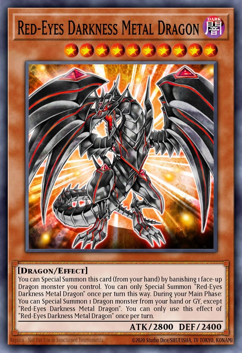 Carte Yu-Gi-Oh! Red-Eyes Darkness Metal Dragon #2 — Absolute Powerforce: Special Edition