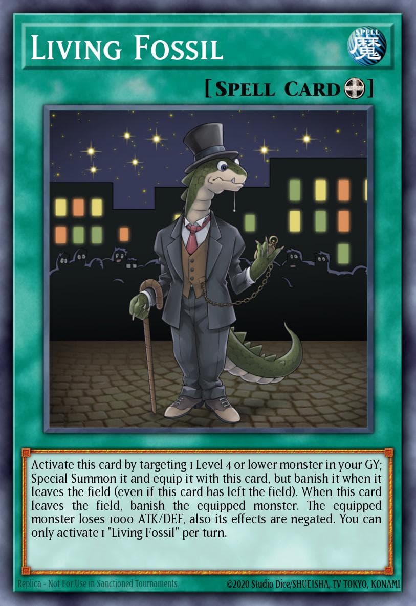 Carte Yu-Gi-Oh! Living Fossil #104 — Battles of Legend: Chapter 1