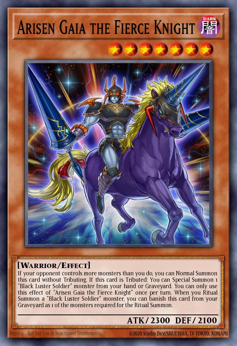 Carte Yu-Gi-Oh! Arisen Gaia the Fierce Knight #098 — Breakers of Shadow