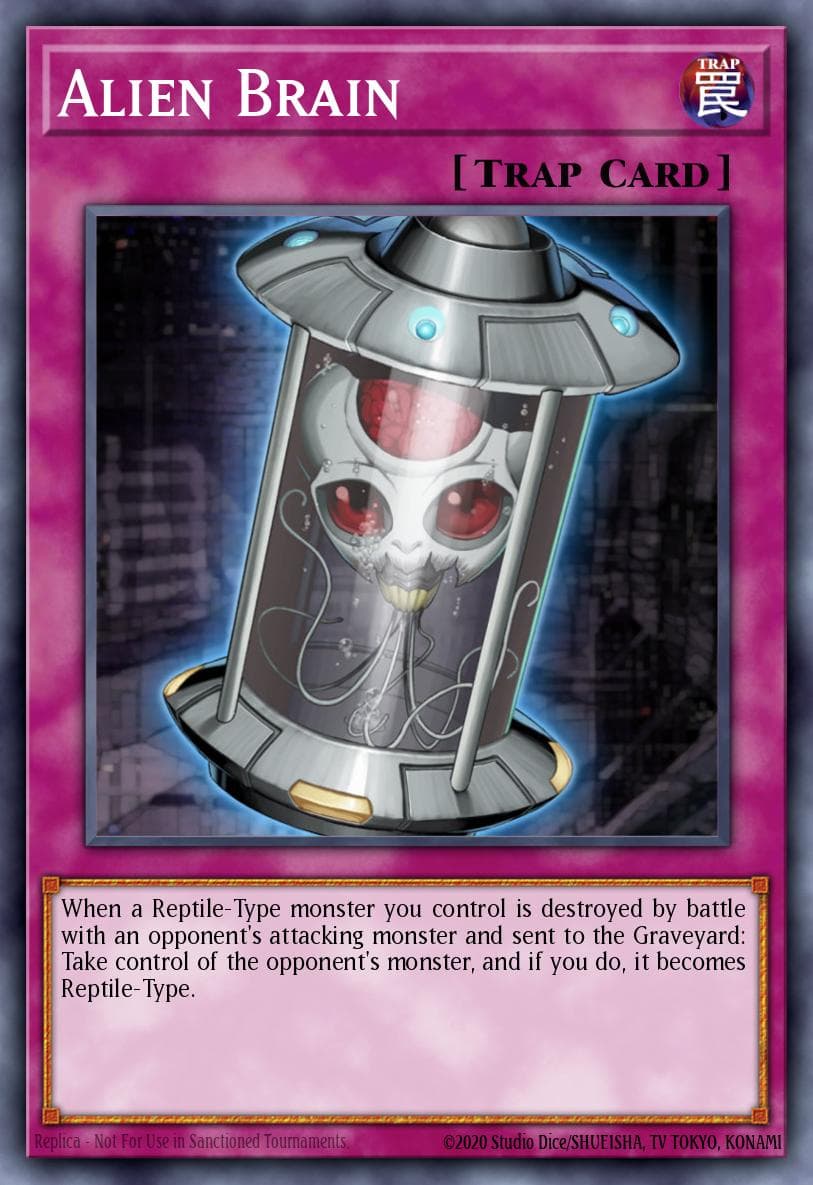 Carte Yu-Gi-Oh! Alien Brain #215 — Battle Pack 3: Monster League