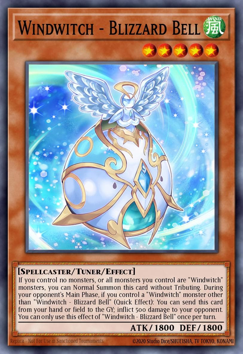 Carte Yu-Gi-Oh! Windwitch - Blizzard Bell #016 — Blazing Vortex